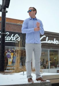 Chemise oxford de vélo