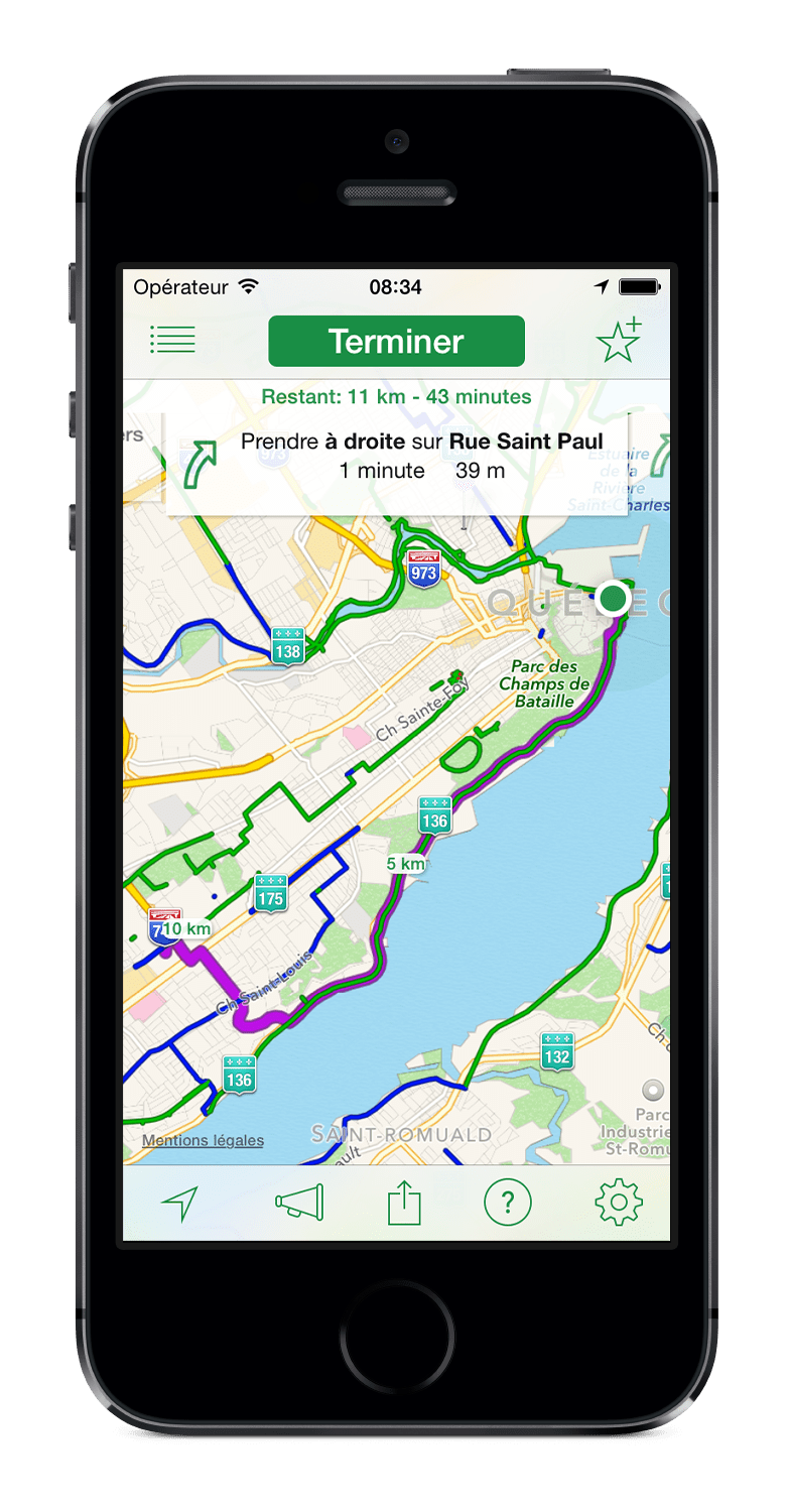 CycleMap, une application qui cartographie les pistes cyclables de chez&nbsp;nous!