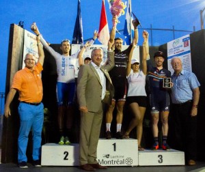 Podium Mardis cyclistes de Lachine