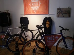Myfix cycles pop up shop