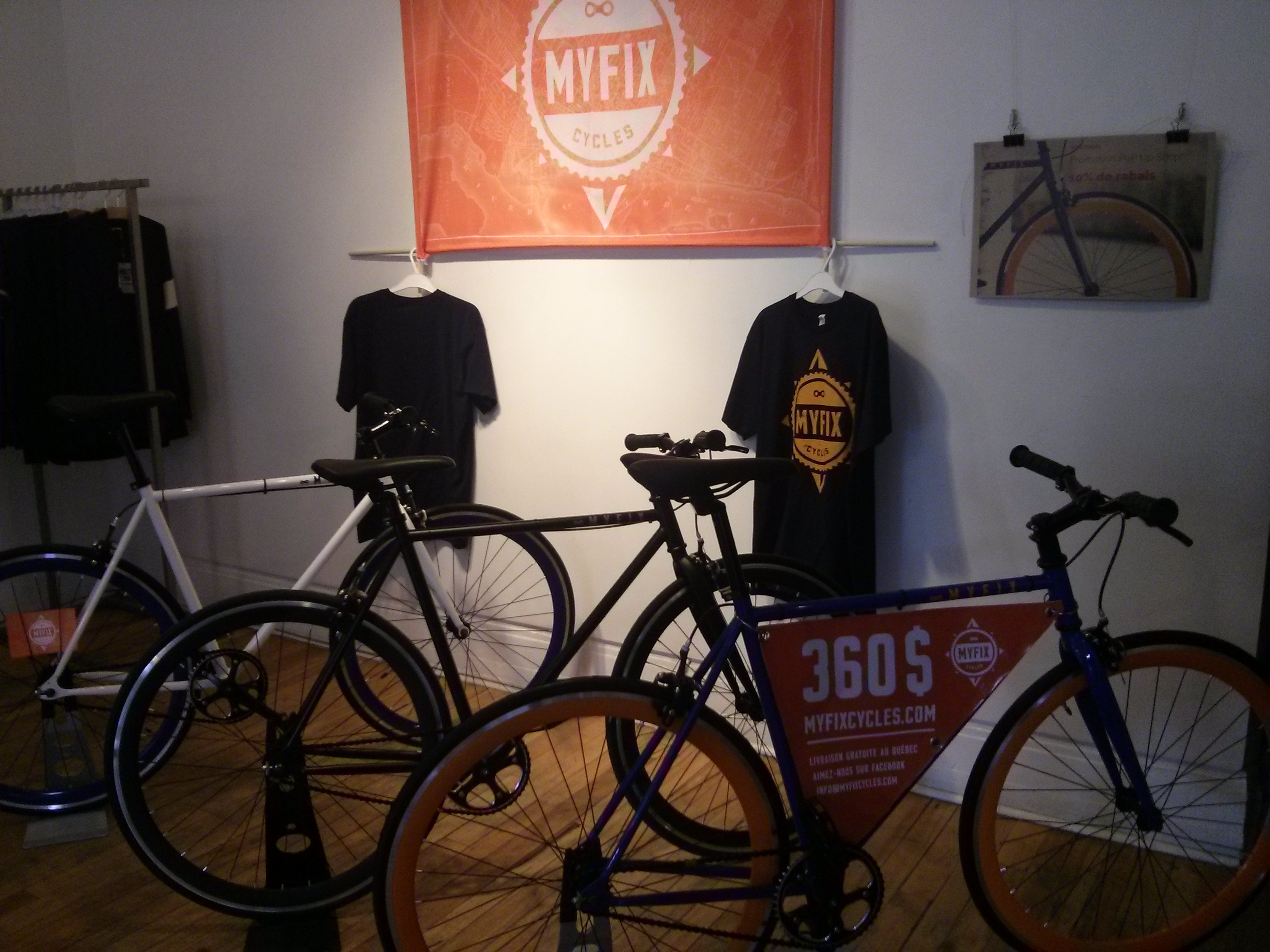 Myfix cycles pop up shop