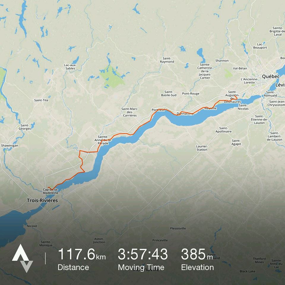 Strava Granfondo Garneau Québécor