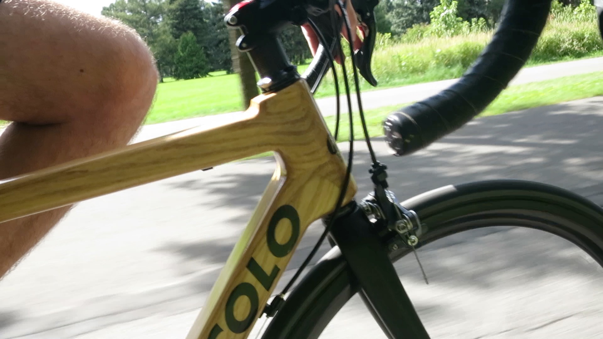Picolo Vélo, cadre en bois