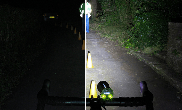 Lumières de vélo : 100 lumens vs 2 400 lumens