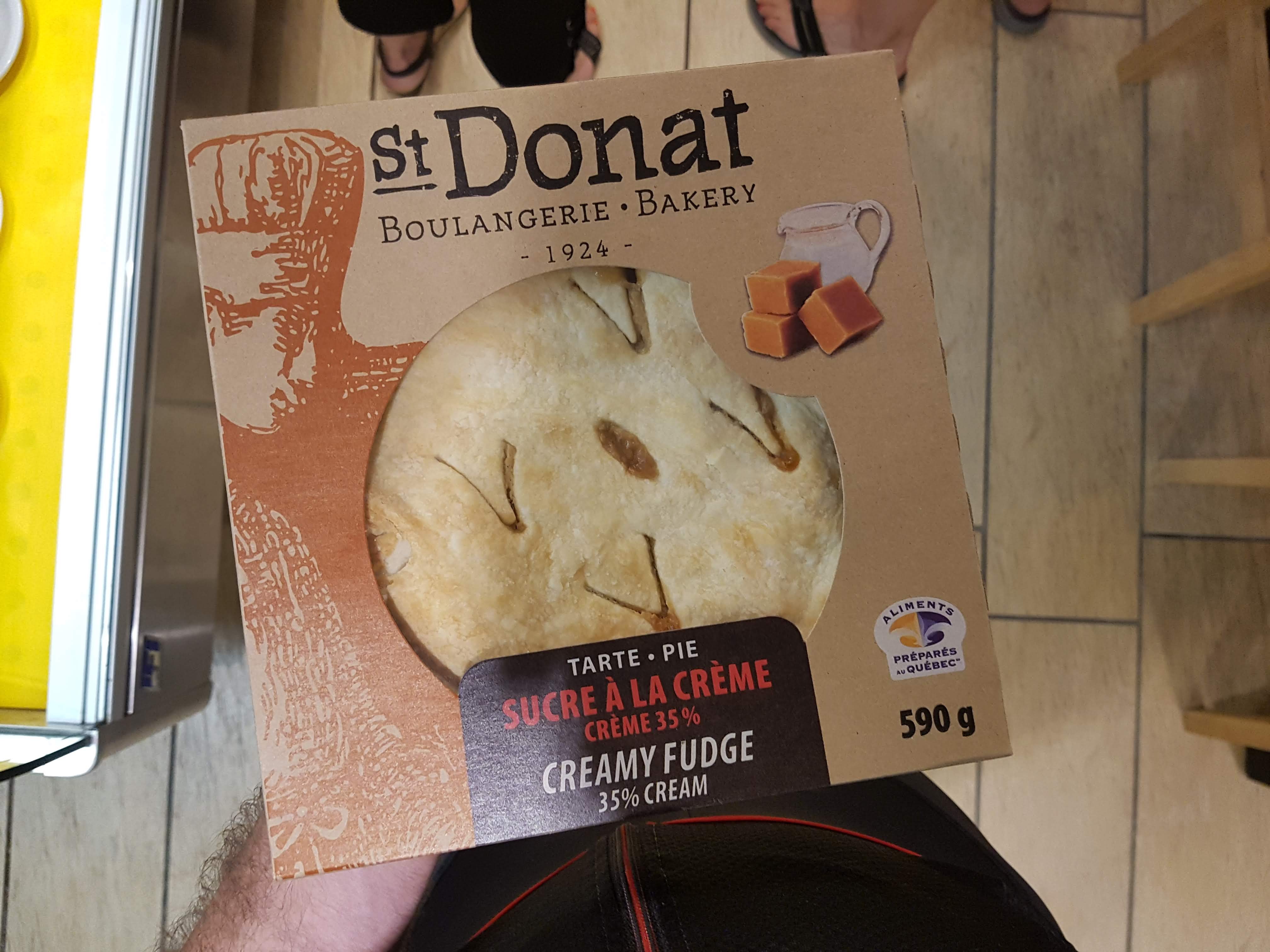 Tarte au sucre boulangerie St-Donat