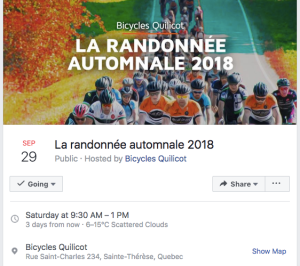 Sortie de groupe automnale Quilicot