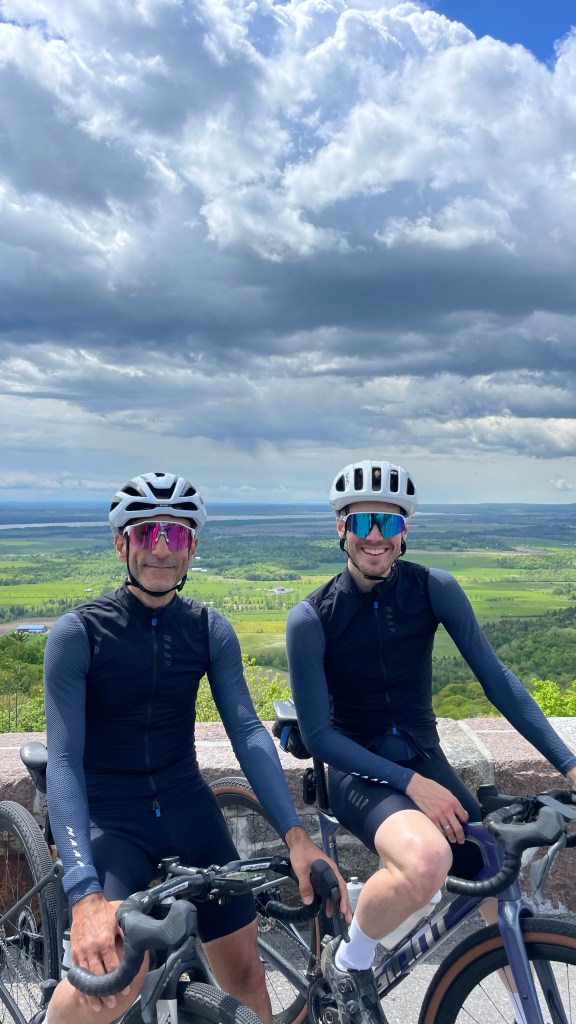 David Lutzy et son guide Yannick Banville